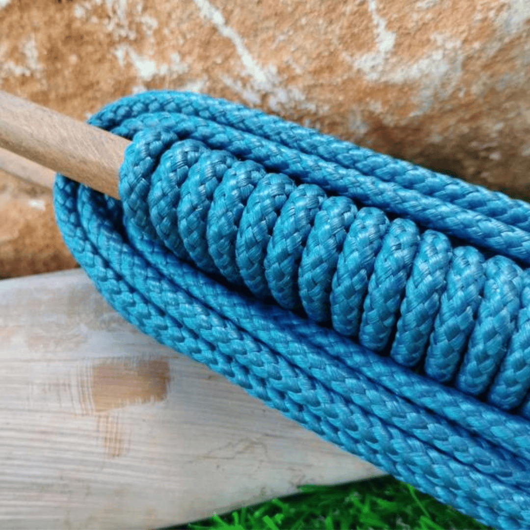 Synthetic Straw Rope - TR06MM - Petroleum Blue