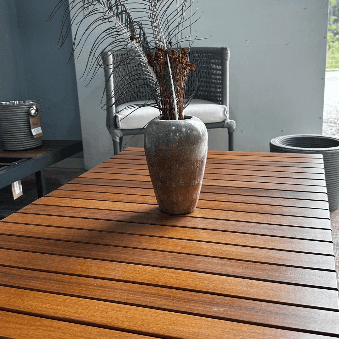 Wood and Banana Fiber Coffee Table