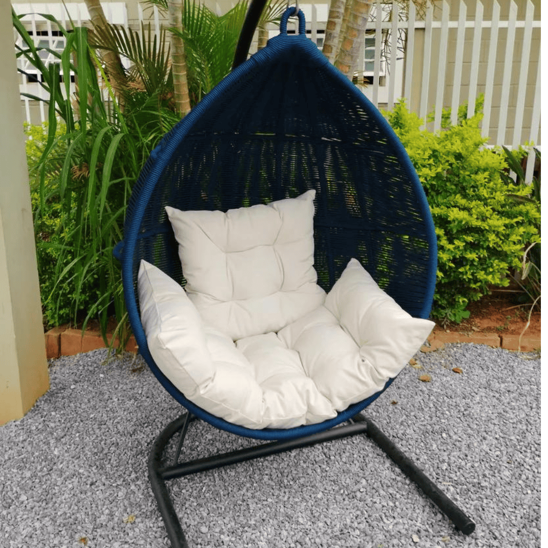 Drop Suspended Swing On Nautical Rope